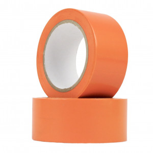 Ruban marquage au sol PVC Solvant 180µ Orange 50mm x 33ml