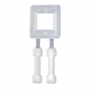 Boucle plastique pour feuillard polypropylène Transparente 13mm