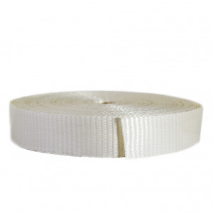 Feuillard textile composite légère blanc 13mm x 1100ml