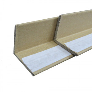 Corniere carton kraft adhésive 1 aile 3mm 35 x 35 x 1200mm