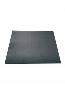Slip sheets PP plastique 75+1140 x 780+75mm ep 1mm Noir