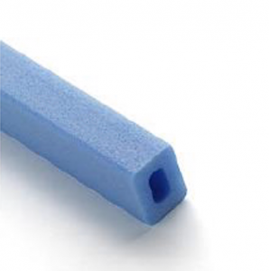 Profilé PE bleu creux ep10 x h30 x L43mm x 2ml - 30kg/m³