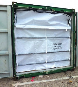Liner conteneur standard 20' avec zip dim 2400 x 2350 x 5000mm
