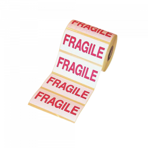 Étiquette FRAGILE 63 x 142mm  