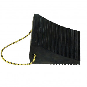 Cale de roue caoutchouc 240 x 200 x 165mm