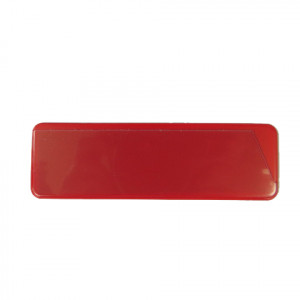 Porte étiquette magnétique rouge 97 x 30mm