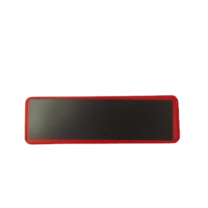 Porte étiquette magnétique rouge 97 x 30mm